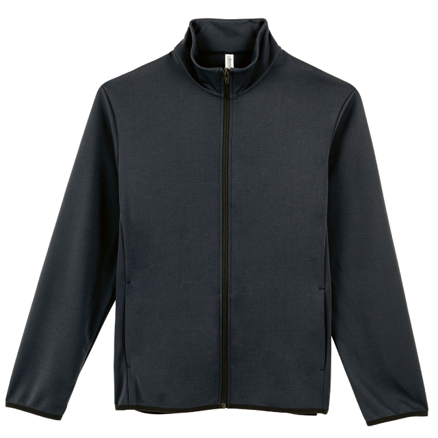 ブラック|ドライスウェットジップジャケット