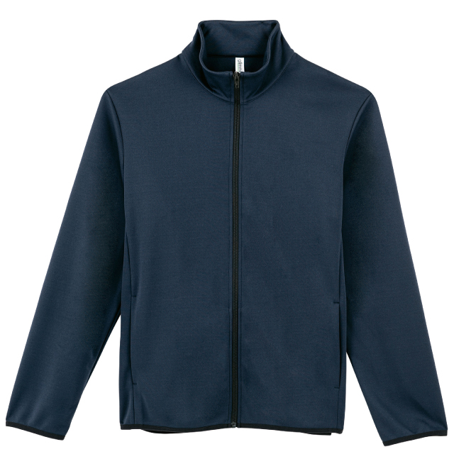 ネイビー|ドライスウェットジップジャケット