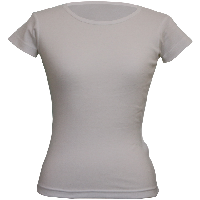 ホワイト|スリムフィットTシャツ