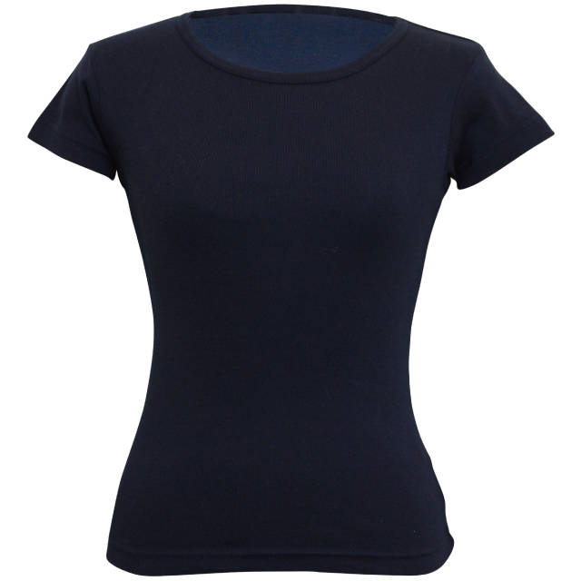 ネイビー|スリムフィットTシャツ