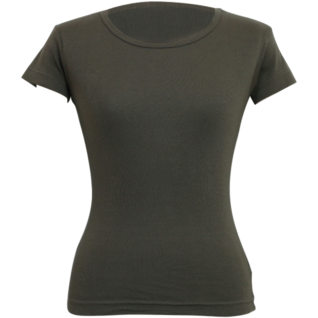 アーミーグリーン|スリムフィットTシャツ