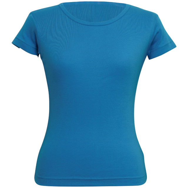 ディープターコイズ|スリムフィットTシャツ