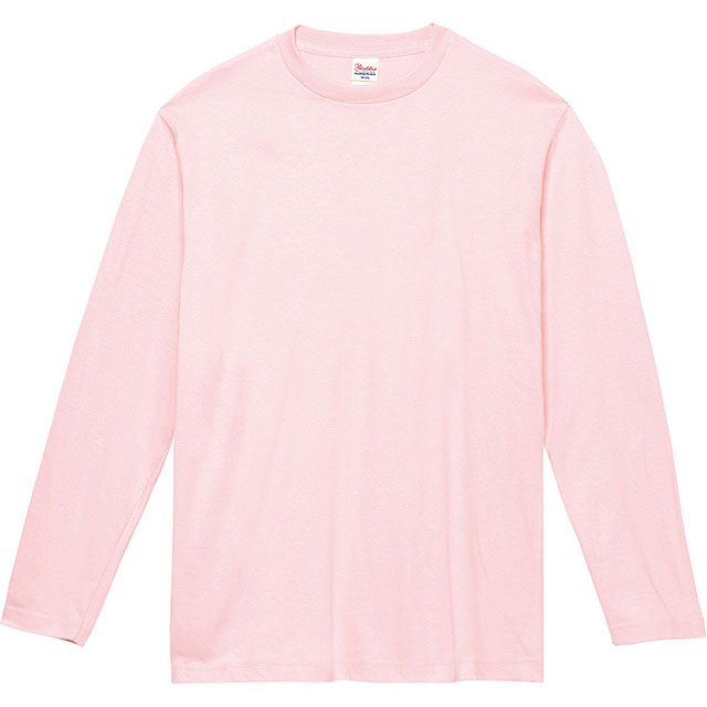 ライトピンク|長袖ナイスTシャツ