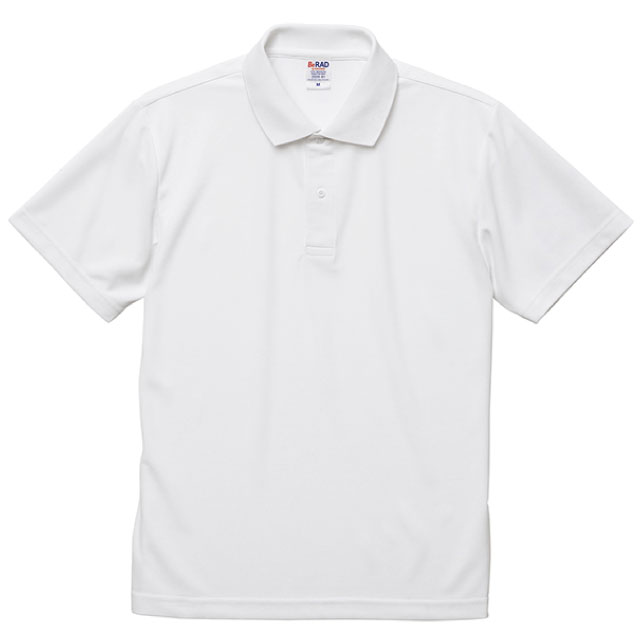 ホワイト｜万能ドライポロシャツ