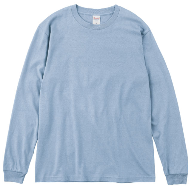 アシッドブルー	｜長袖リブナイスTシャツ
