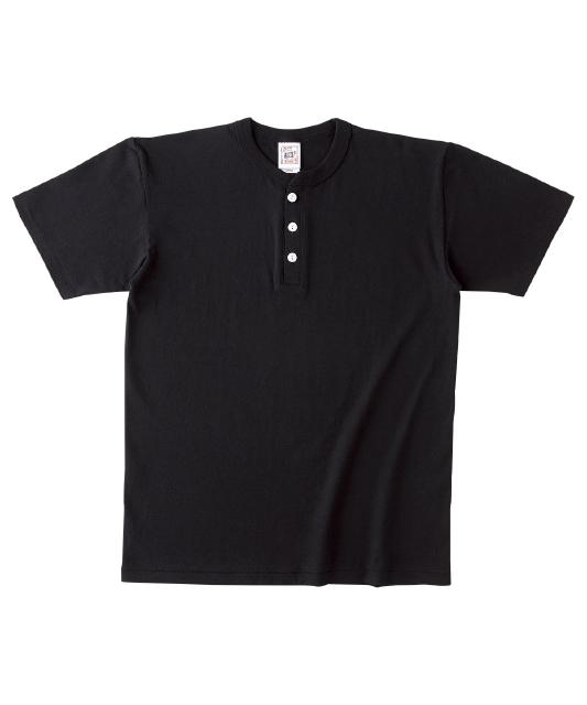 オープンエンドマックスウェイトヘンリーネックTシャツ[TRUSS