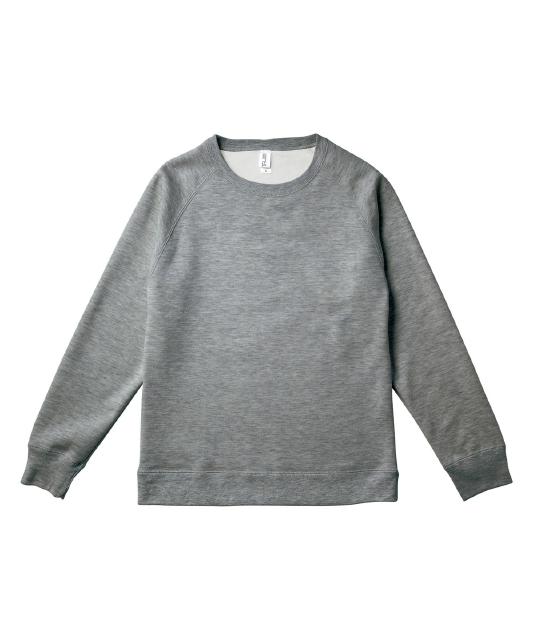 ヘザーグレー|トライブレンドクルーネックスウェット