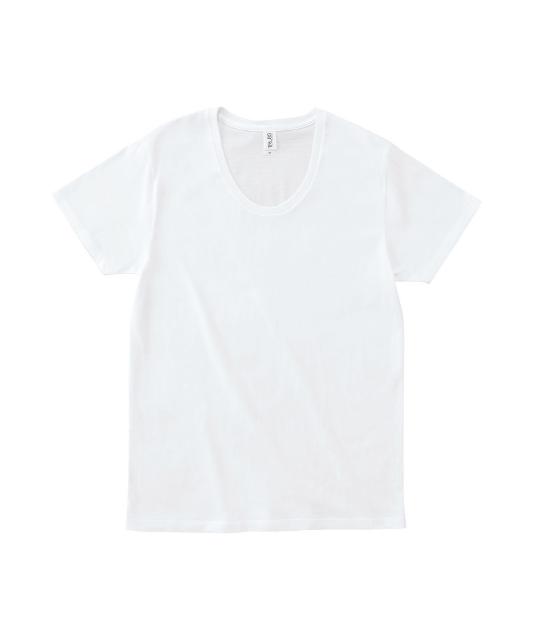 スリムUネックTシャツ[TRUSS SFU-114]｜オリジナルプリント作成