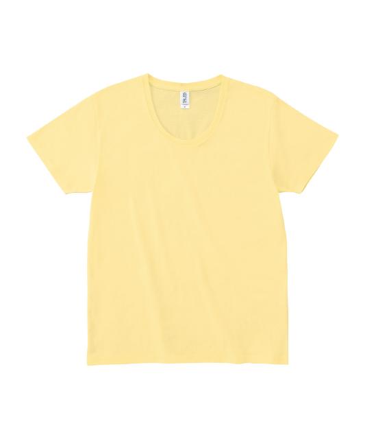 イエローヘーゼ|スリムUネックTシャツ