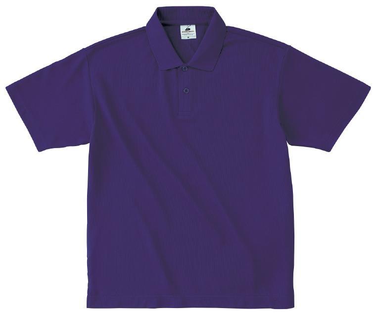 パープル｜アクティブポロシャツ