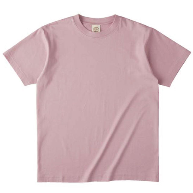 ダスティピンク|オーガニックコットンTシャツ