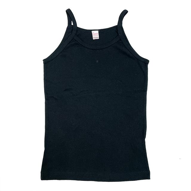 ブラック｜スリムフィットキャミソール