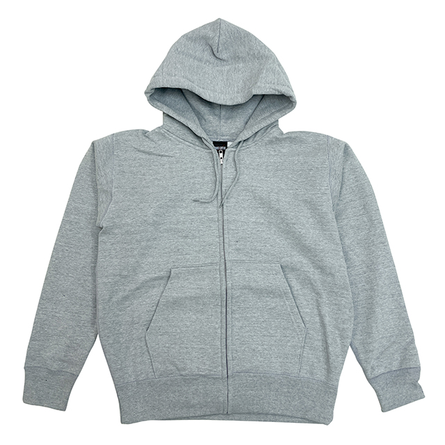 杢グレー｜マックスジップパーカー