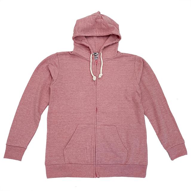 ミックスレッド｜トライブレンドジップパーカー