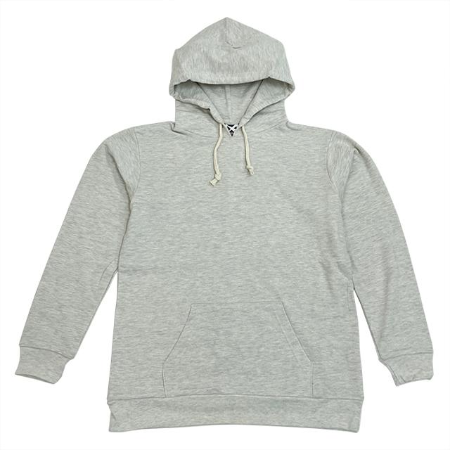 ミックスアッシュ｜トライブレンドプルオーバーパーカー