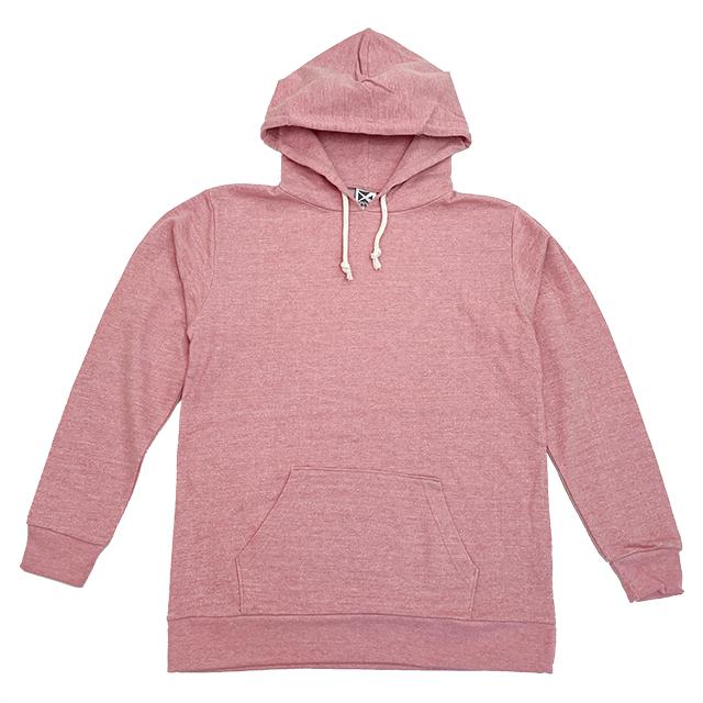 ミックスレッド｜トライブレンドプルオーバーパーカー