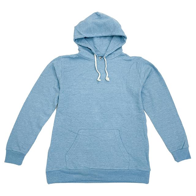 ミックスターコイズ｜トライブレンドプルオーバーパーカー