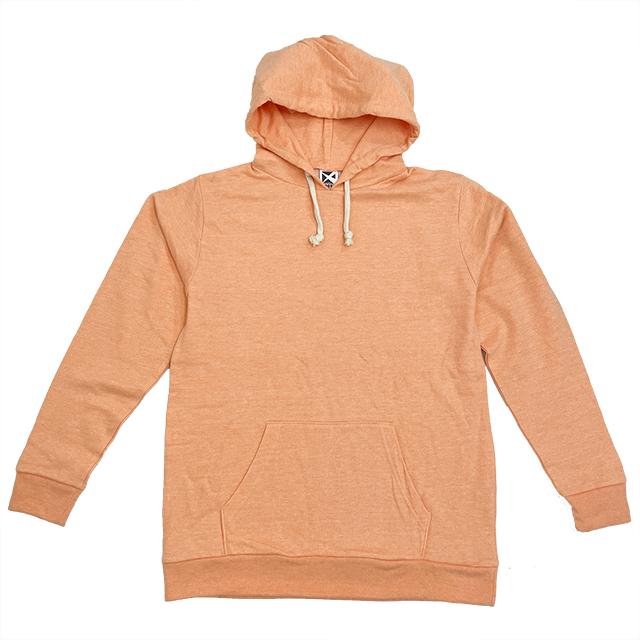 ミックスオレンジ｜トライブレンドプルオーバーパーカー