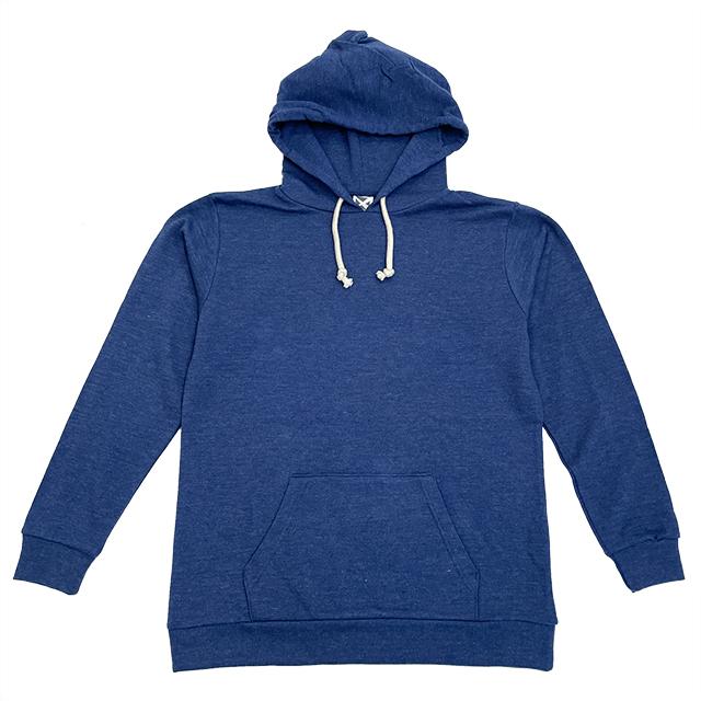 ミックスネイビー｜トライブレンドプルオーバーパーカー
