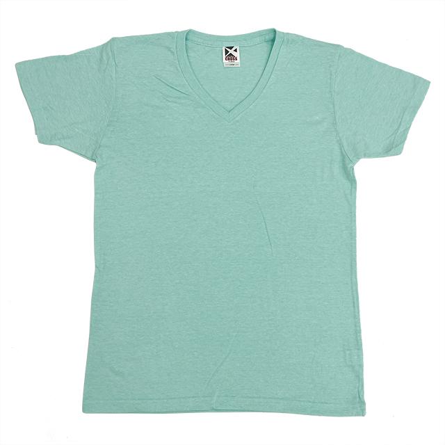 ミックスミント｜ミックスVネックTシャツ