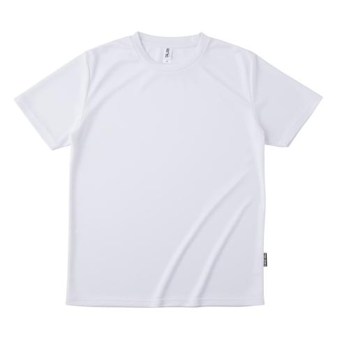 ホワイト｜リサイクルポリエステルTシャツ