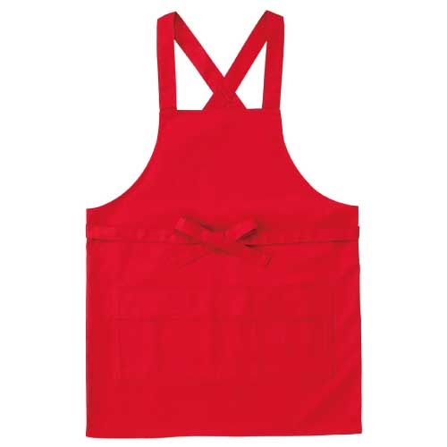 レッド｜NO.1カフェエプロン