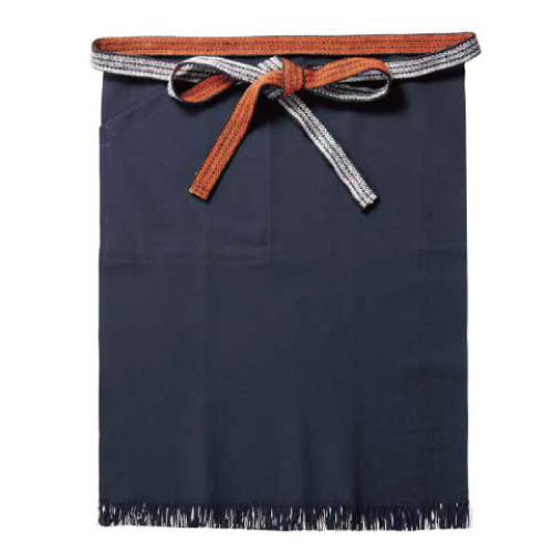 ネイビー｜みかわやエプロン（ポケット付）