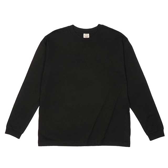黒・ブラックの長袖Tシャツを1枚からプリント作成・刺繍【クラTジャパン】