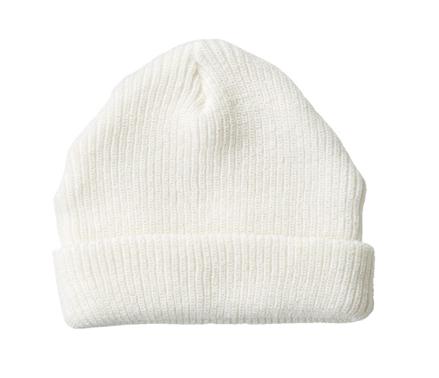 オフホワイト｜ふんわりニット帽