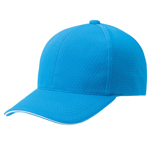 スカイブルー／ホワイト｜ビビッド爽快キャップ