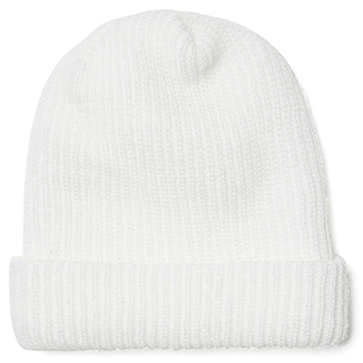 ホワイト｜あったかニット帽