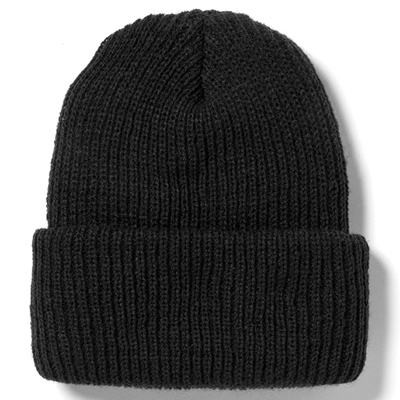 ブラック｜あったかニット帽