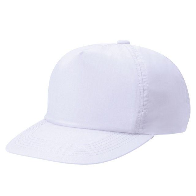 ホワイト｜ナイロンポップキャップ