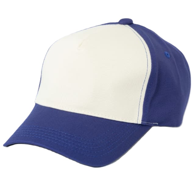ロイヤルブルー／オフホワイト｜レトロコンビキャップ