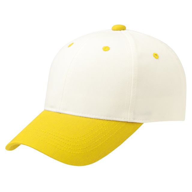 イエロー／オフホワイト｜レトロツートーンキャップ
