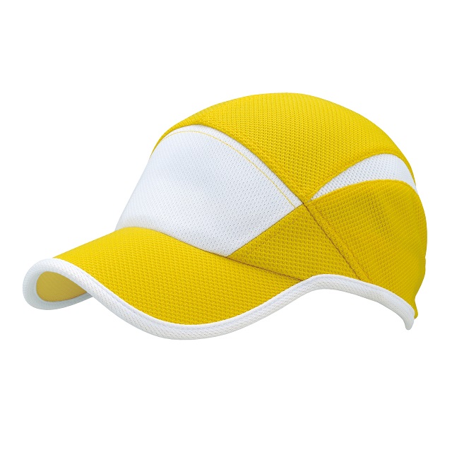 イエロー/ホワイト|快適ツートーンキャップ