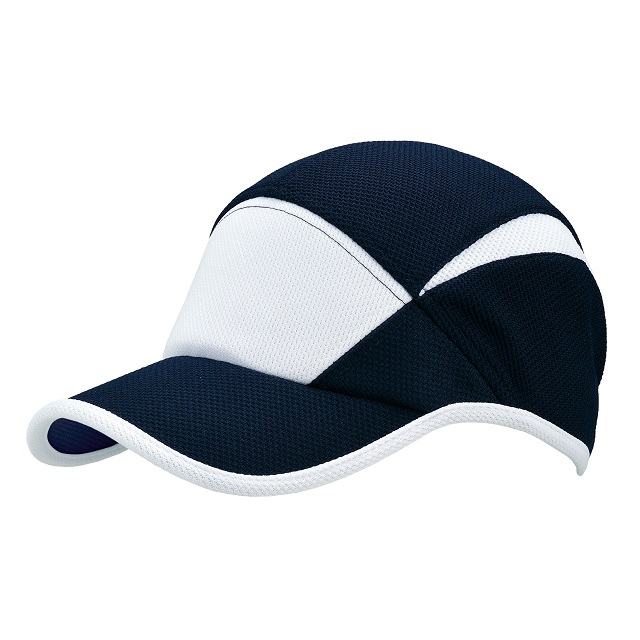 ネイビー/ホワイト|快適ツートーンキャップ