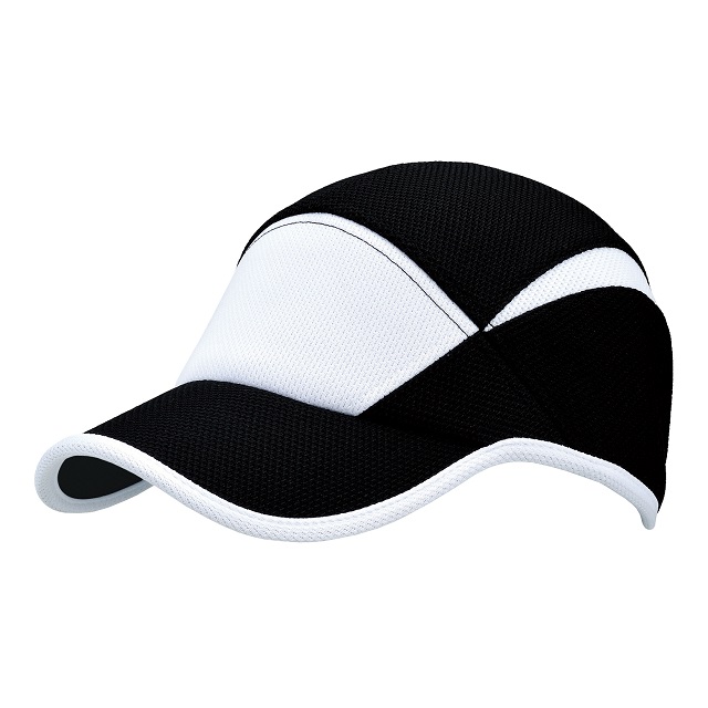 ブラック/ホワイト|快適ツートーンキャップ