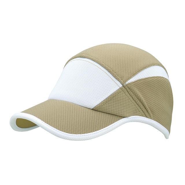 ベージュ/ホワイト|快適ツートーンキャップ