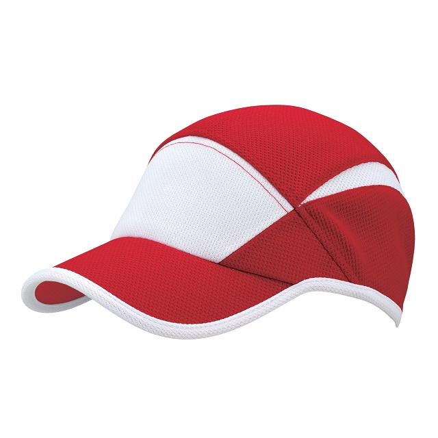 レッド/ホワイト|快適ツートーンキャップ