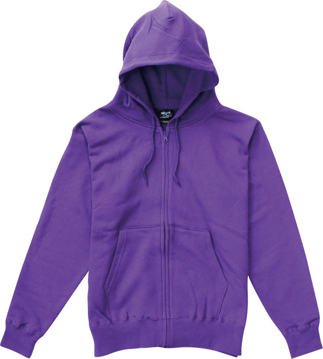 パープル｜レギュラージップパーカー