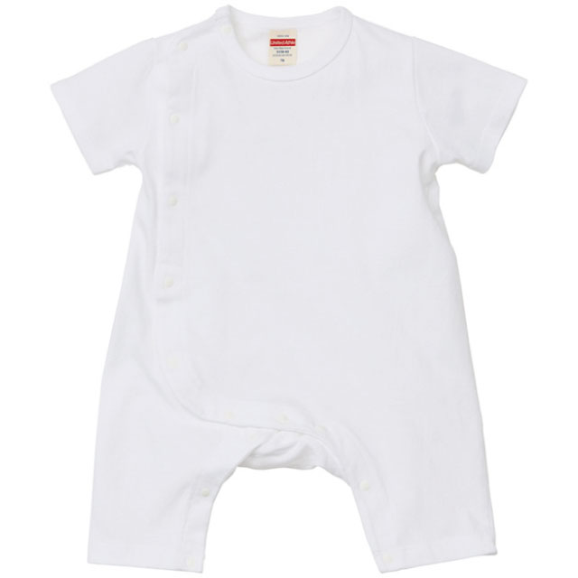 ホワイト|ベビーカバーオール