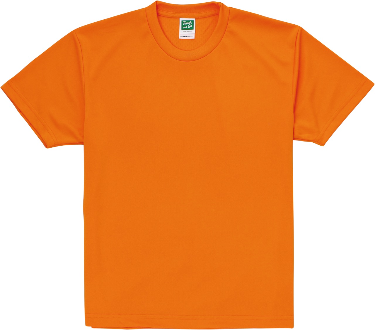 オレンジの半袖Tシャツを1枚からプリント作成【クラTジャパン】