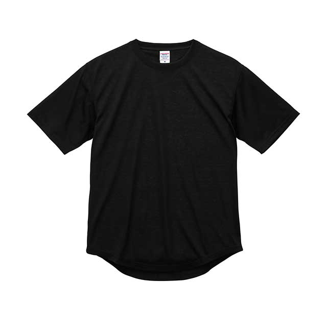 黒・ブラックのドライ素材オリジナルTシャツを1枚からプリント