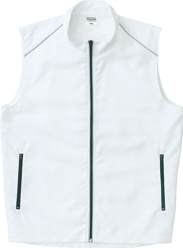 ホワイト｜安全反射スポーツベスト