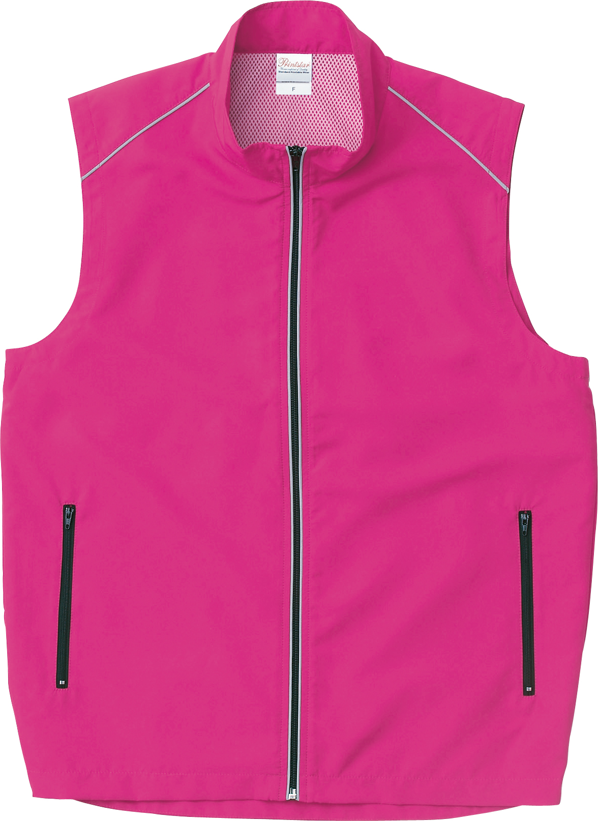 ホットピンク｜安全反射スポーツベスト