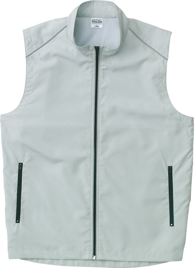 シルバーグレー｜安全反射スポーツベスト