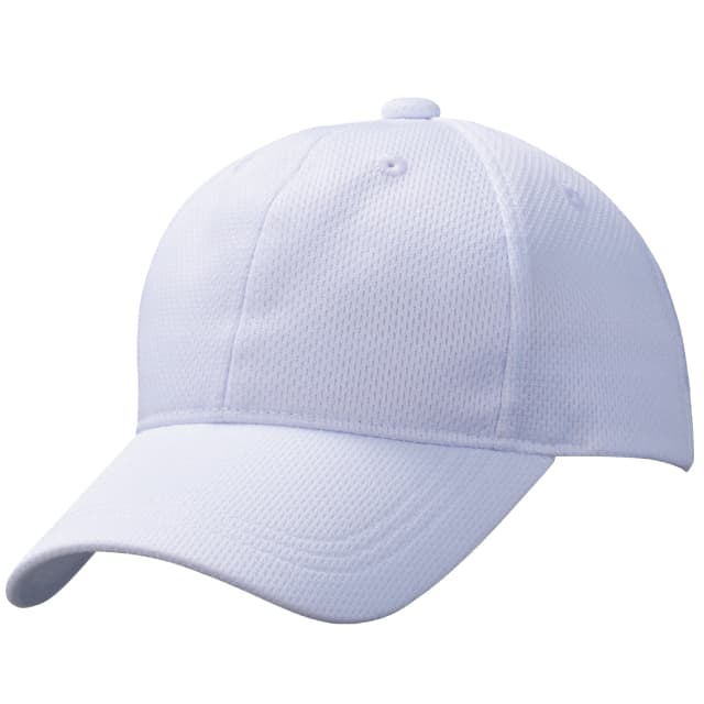 ホワイト｜快適メッシュキャップ