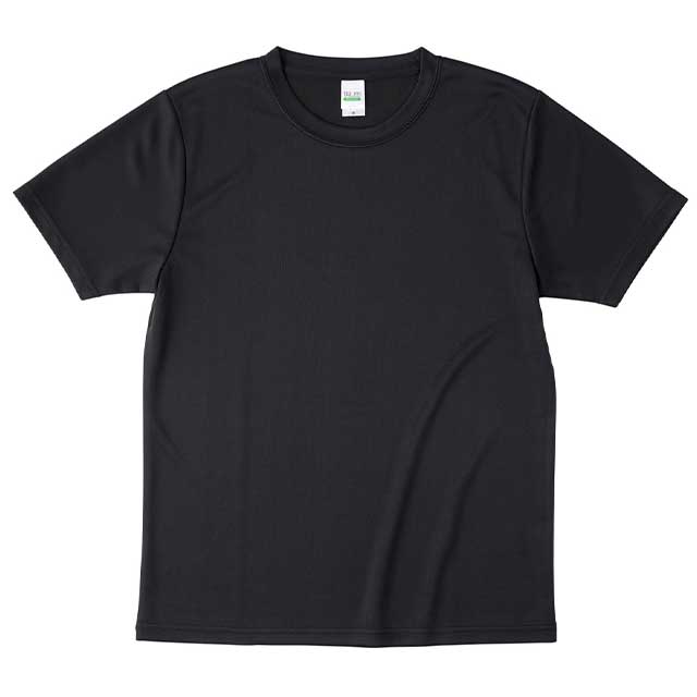 黒・ブラックの薄手Tシャツを1枚からプリント作成【クラTジャパン】