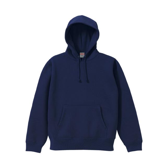 ネイビー｜裏起毛プルパーカー